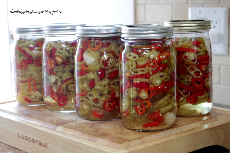 The Nitty Gritty Potager Pickled Hot Peppers