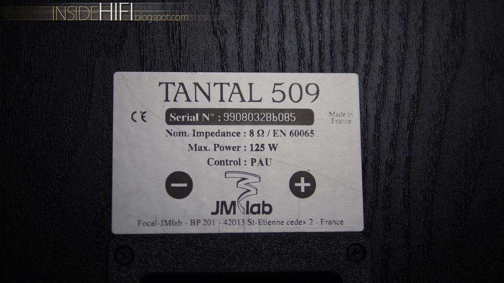 Inside HiFi JMlab Tantal 509