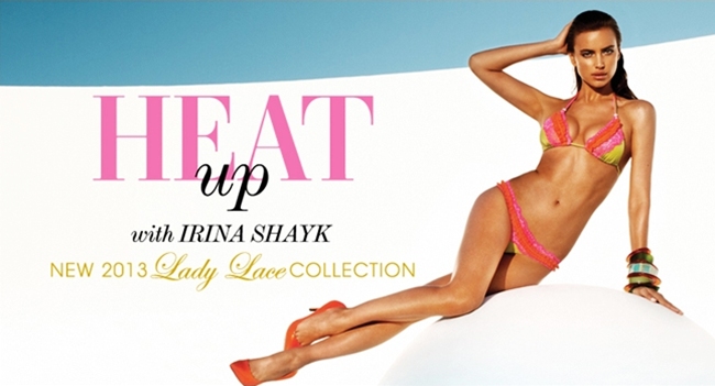 Heat up with Irina Shayk for Beach Bunny