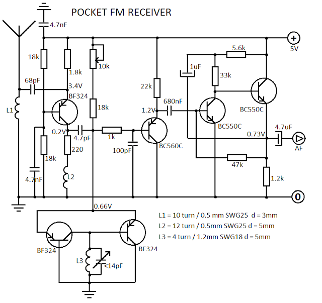 Circuitos Eletr U00f4nicos Pequeno Receptor De Fm E Vhf