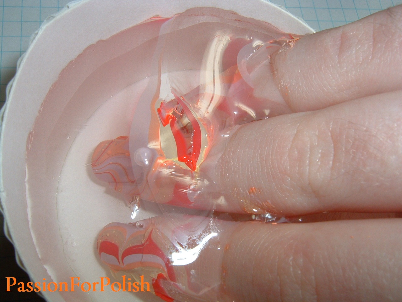 PassionForPolish How To Water Marbling