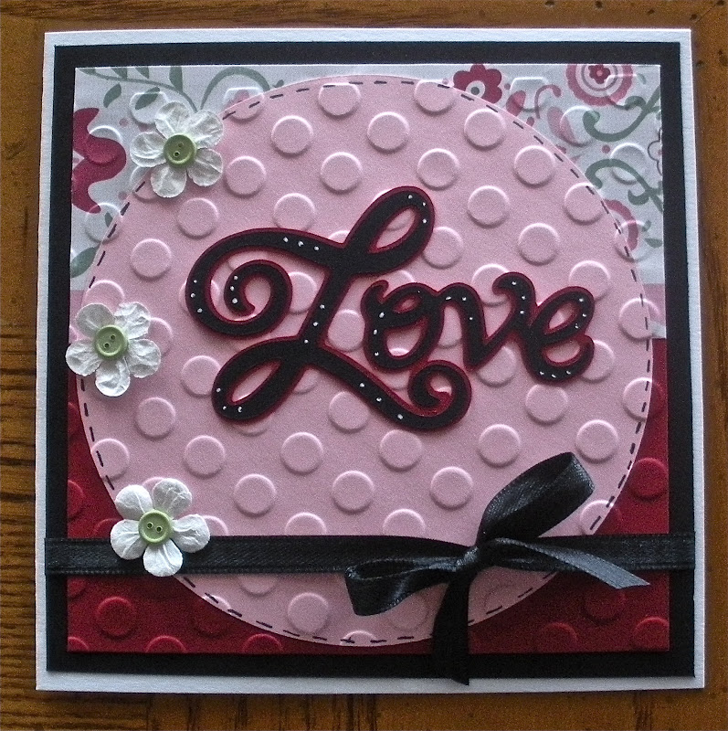 Funky Cards: Cooking With Cricut Challenge #72- Happy Valentine's Day