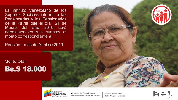 Aviso extraoficial: Fecha de Pago pensión mes de Abril 2019 (ACTUALIZADO) Aviso extraoficial: Fecha de Pago pensión mes de Abril 2019 (ACTUALIZADO)