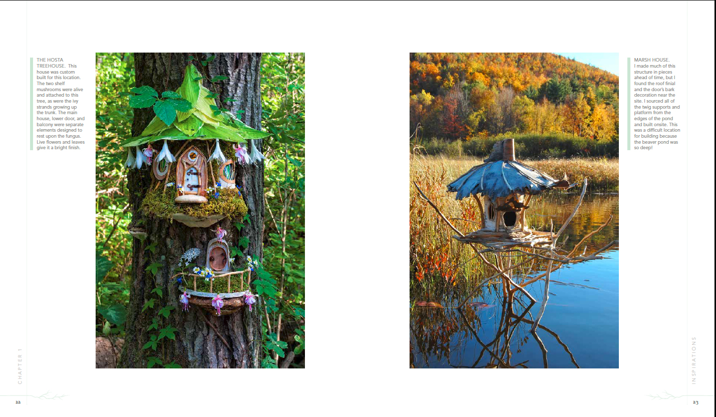 Greenspirit Arts Faerie Houses BOOK How to create Whimsical homes for