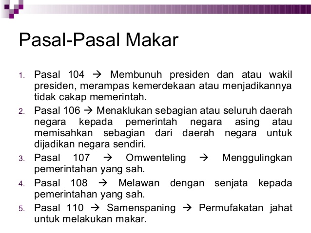Makar Seharga Motor 17 Jutaan, Di Luar Negeri Makar Seharga Puluhan Tank dan Ratusan Senapan
