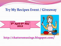 Try My recipes & give away