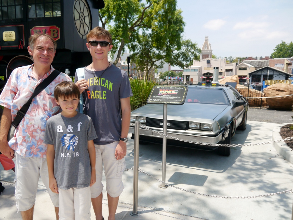 Journée Universal Studios Orlando Floride Attraction Retour vers le Futur Delorean