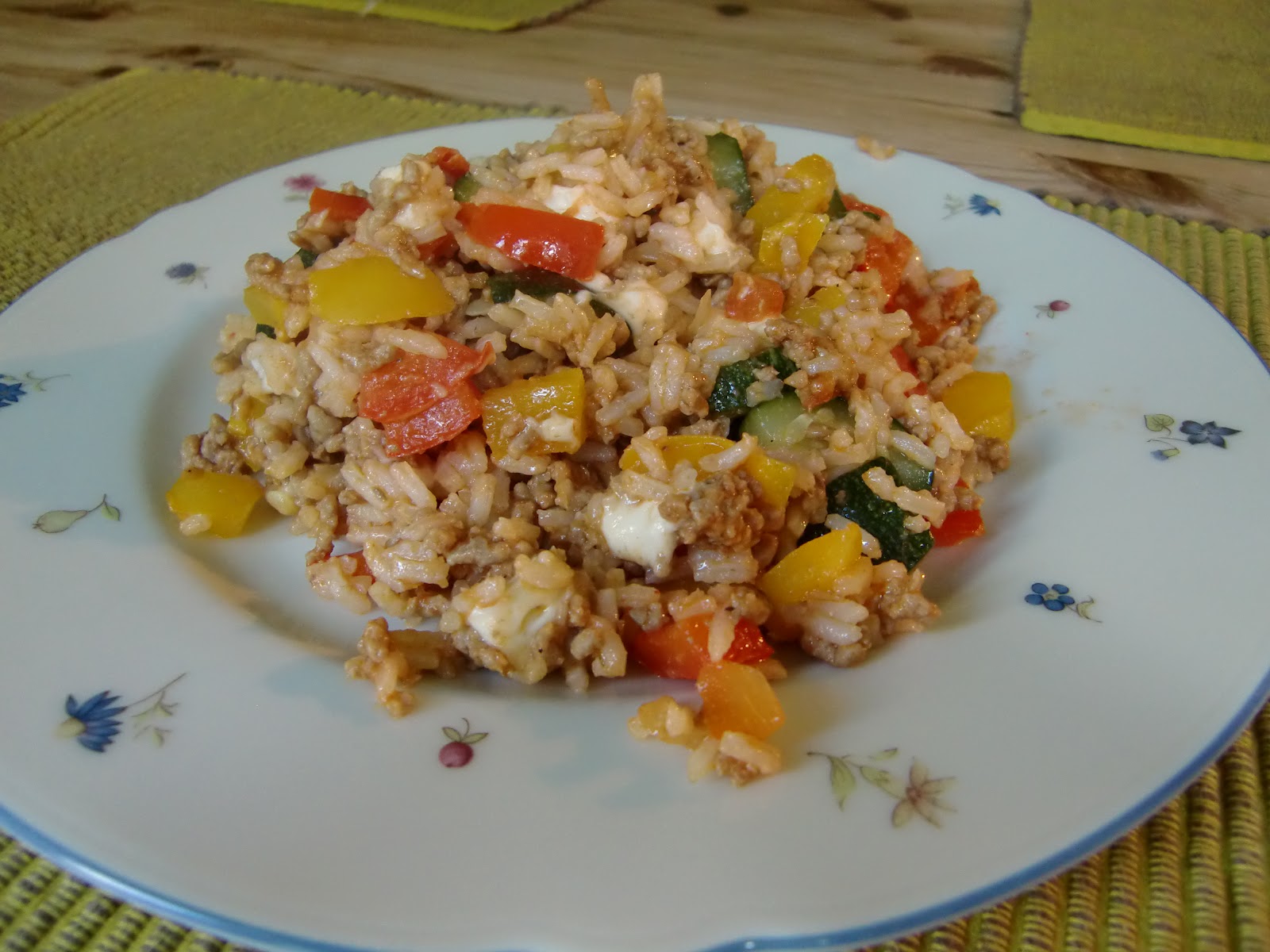 La vie gourmande: Reis mit Hackfleisch und Feta