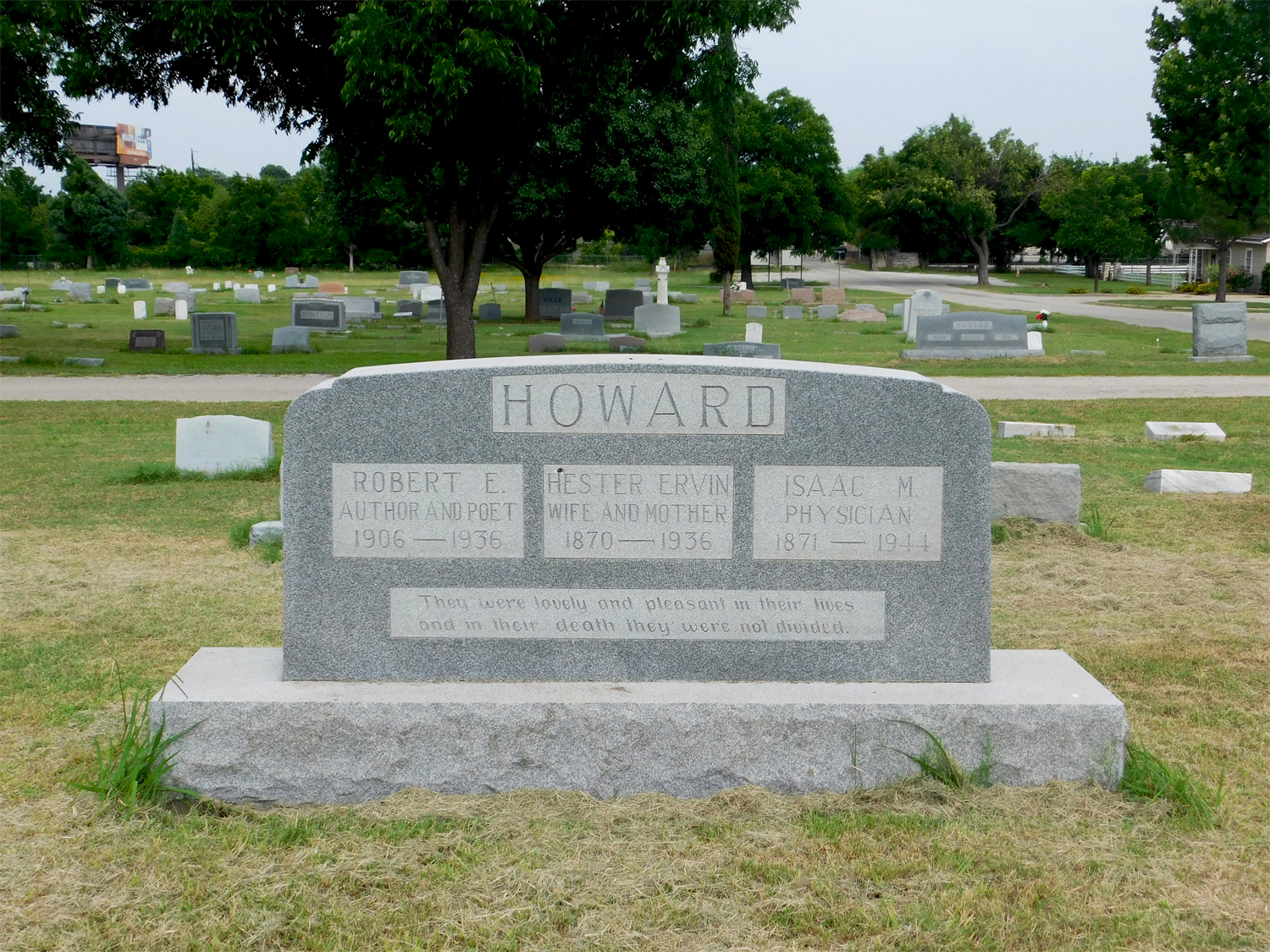 Cosmic Antipodes A Grave in Brownwood