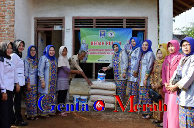 GOW Metro Gontorkan Bantuan Bedah Rumah Keluarga Miskin