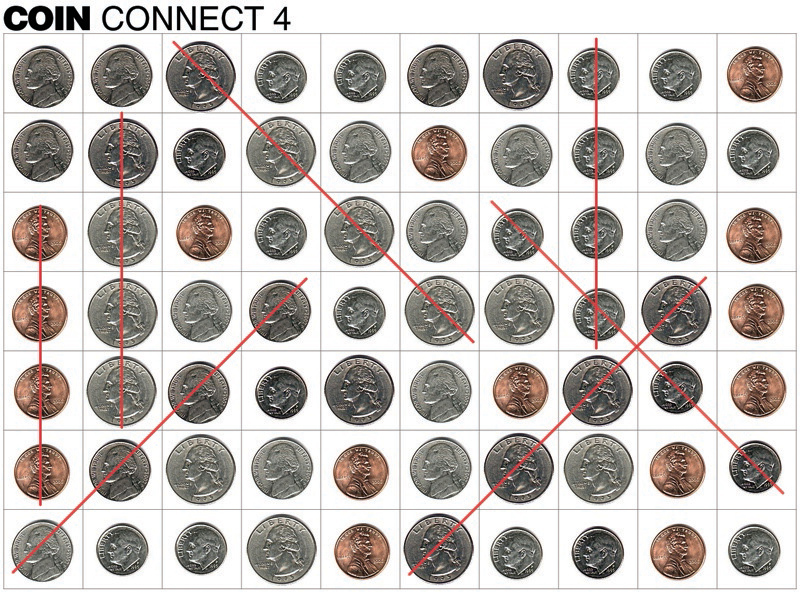 E is for Explore! Coin Connect 4 E is for Explore! Coin Connect 4