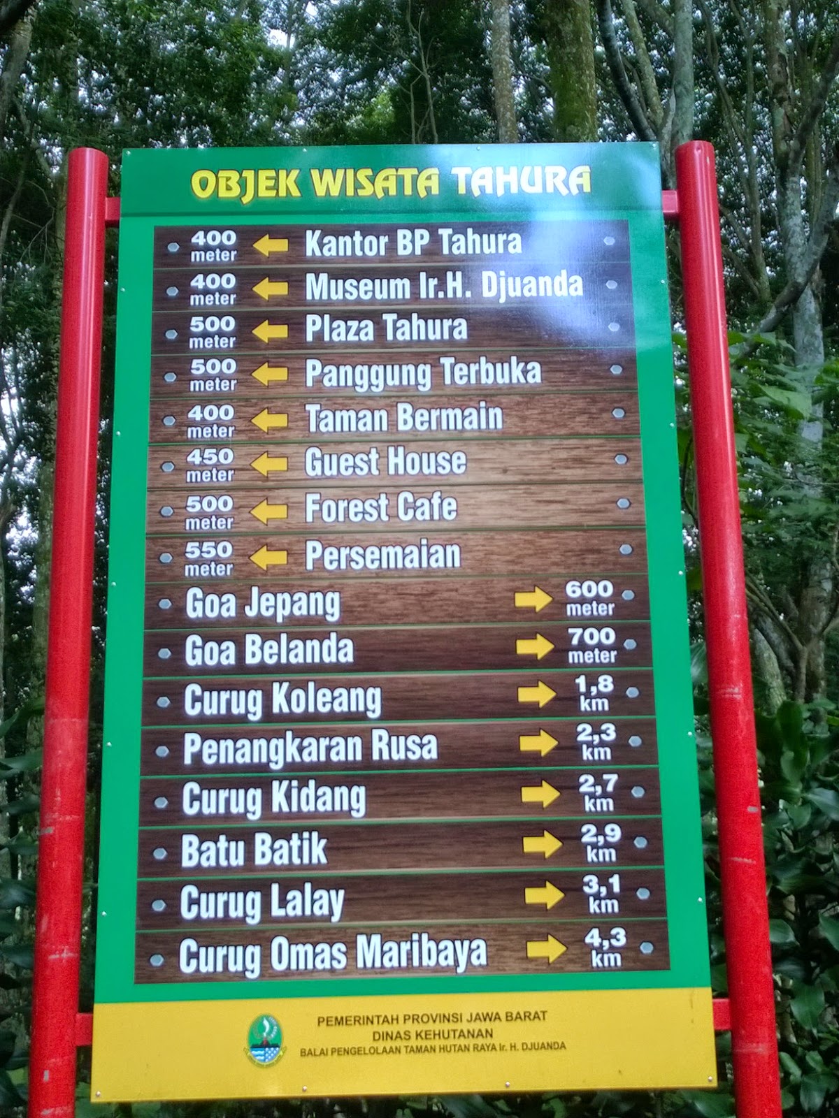 Taman Hutan Raya Tahura Ir H Juanda Bandung Mas Galih Bejo