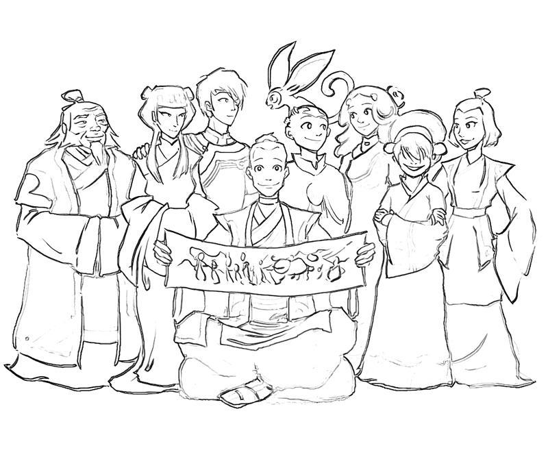 zuko coloring pages - photo #27