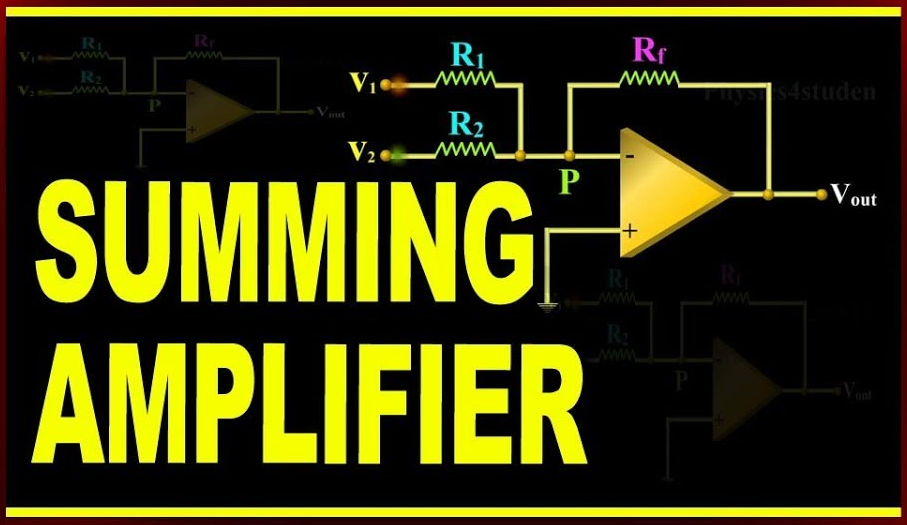 Electronic Note: SUMMING Operation Amplifier