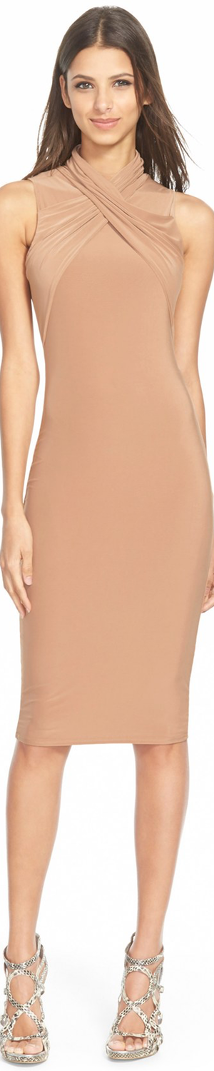 MISSGUIDED Twist Detail Body-Con Dress