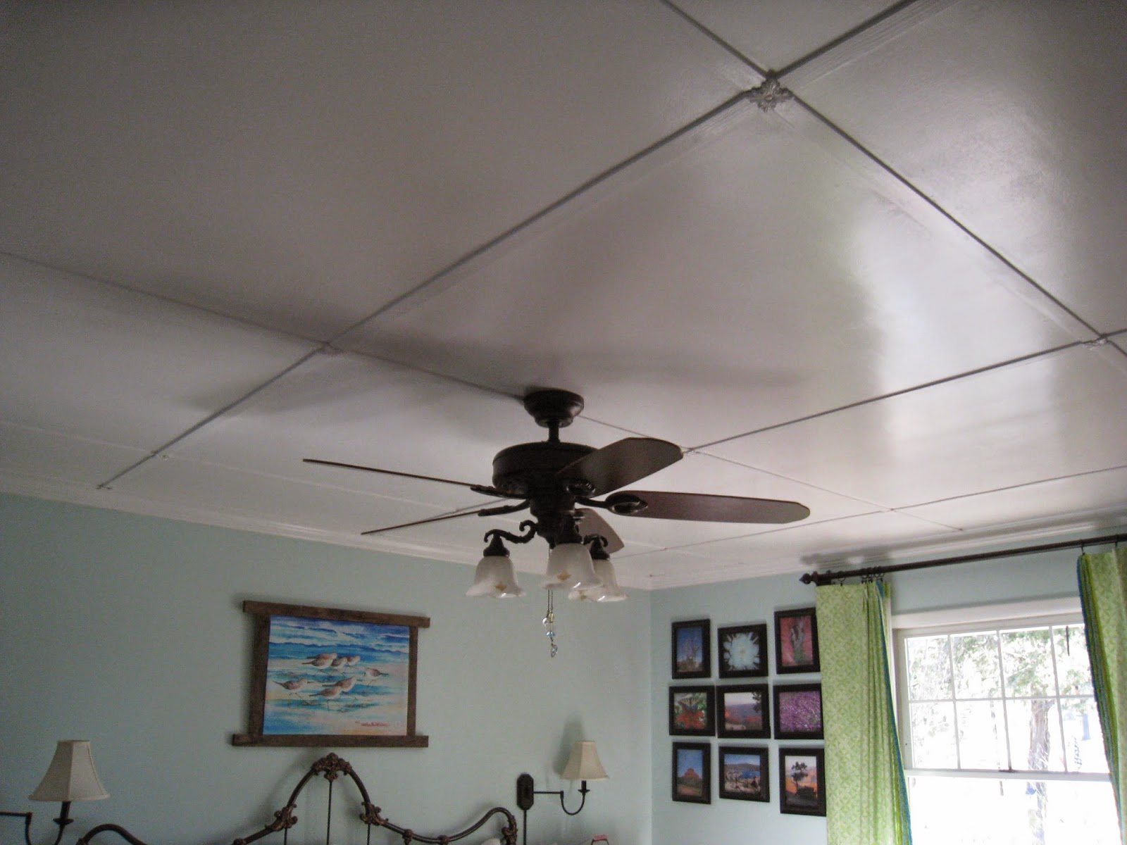 Repurposed For Life: RE-DOING ANOTHER POPCORN CEILING