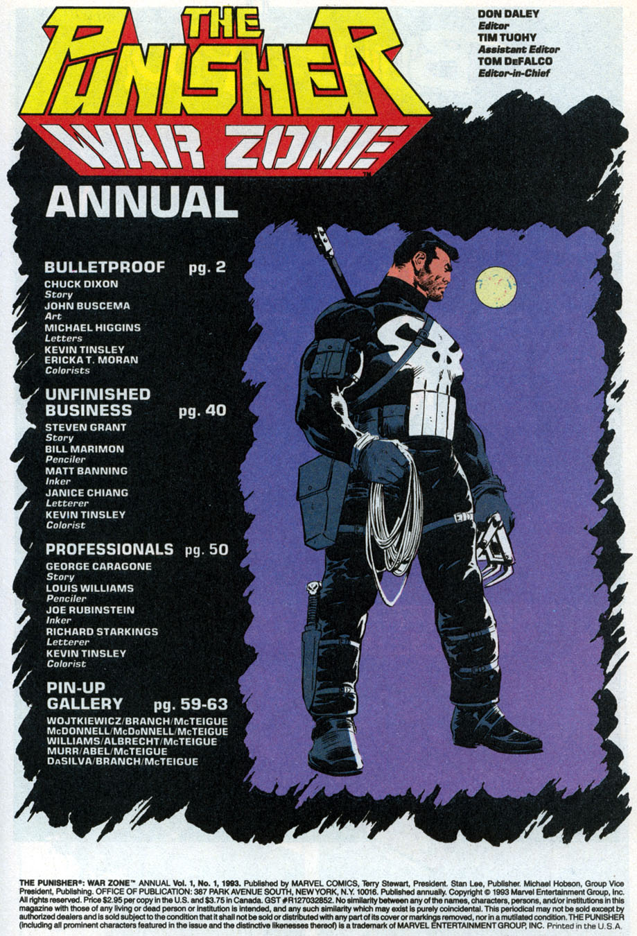 Punisher â€“ War Zone v1 Annual 01 â€“ 1993 | Viewcomic reading ...