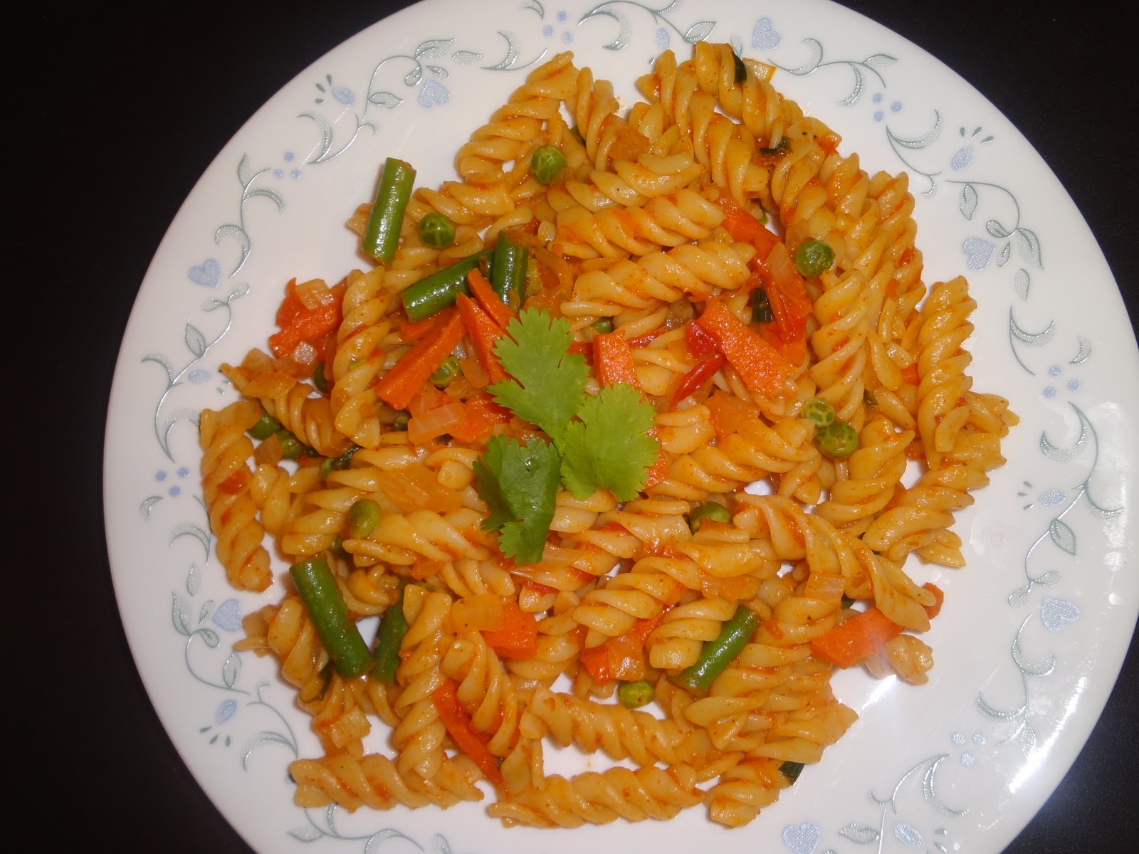 Achusmenu- Indian Vegetarian Cooking: Indian Vegetable Pasta