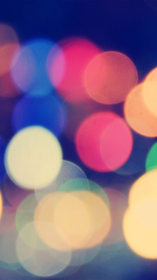 Colorful Lights Creamy Bokeh  Android Best Wallpaper