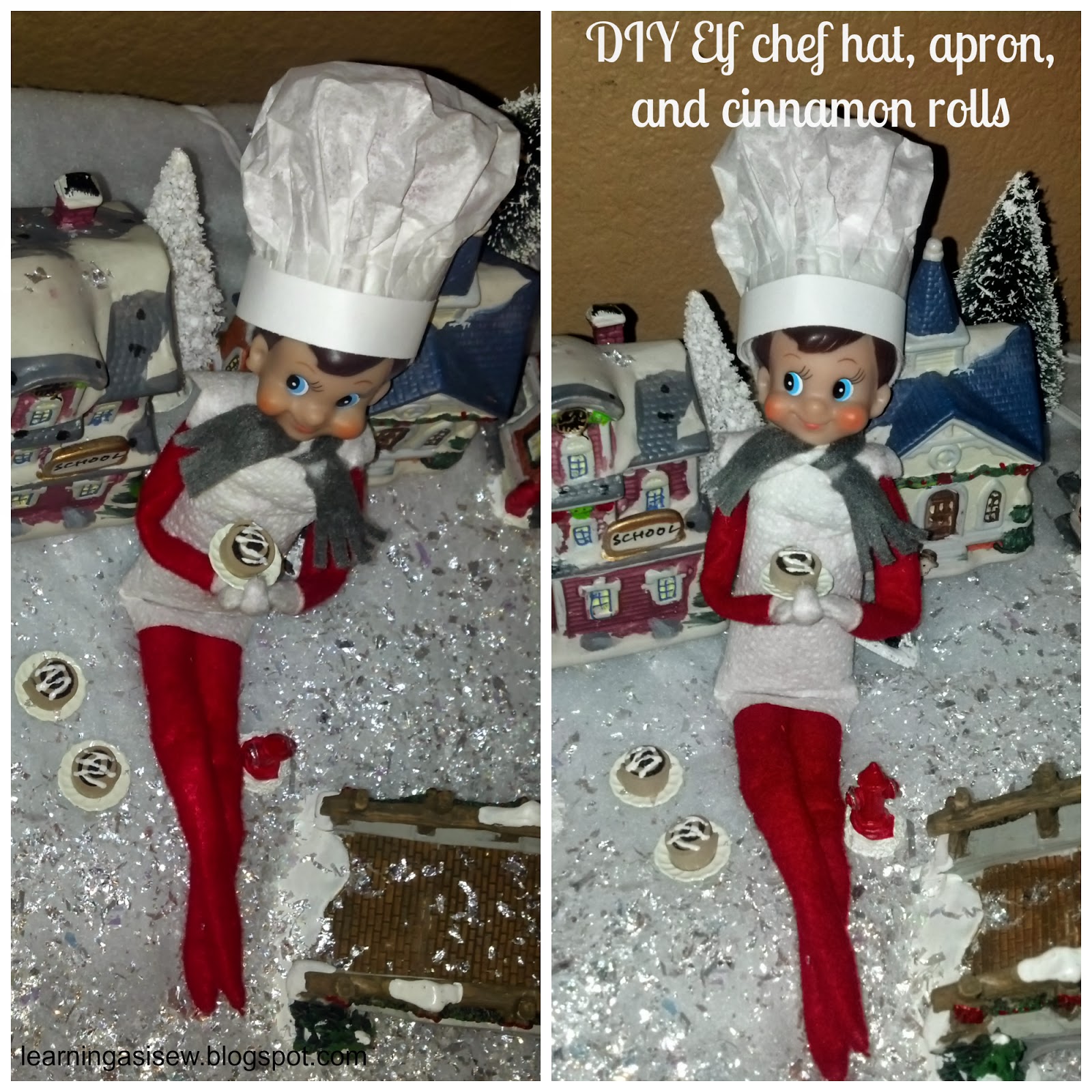 Learning As I Sew...bake, cut, and create Elf on the Shelf Ideas and DIY