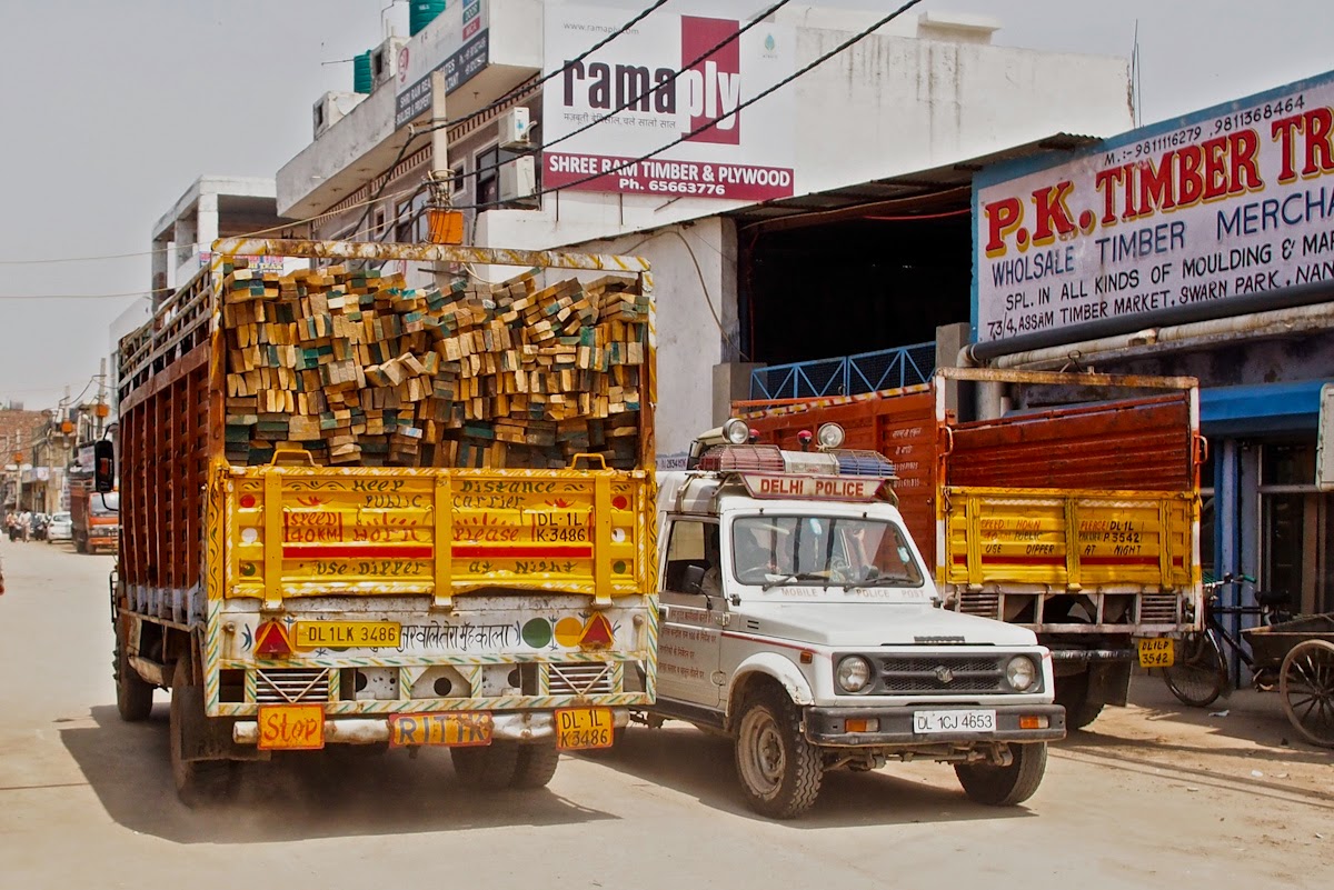 Wood Delhi’s Vast Timber Market