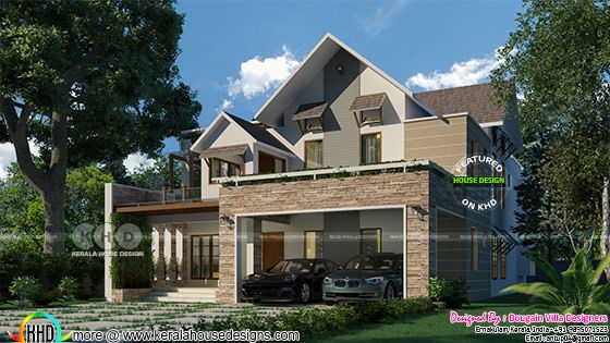 Classic style 269 square meter 4 BHK home Classic style 269 square meter 4 BHK home