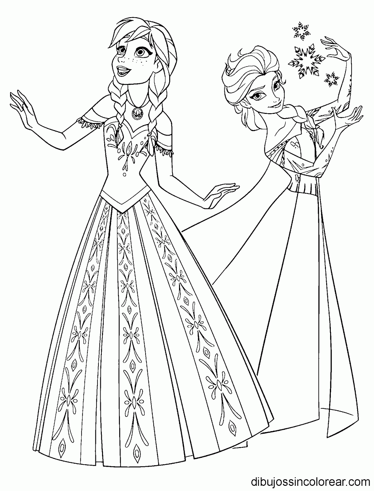 Featured image of post Dibujos Para Colorear Princesas Frozen Clica en el enlace de