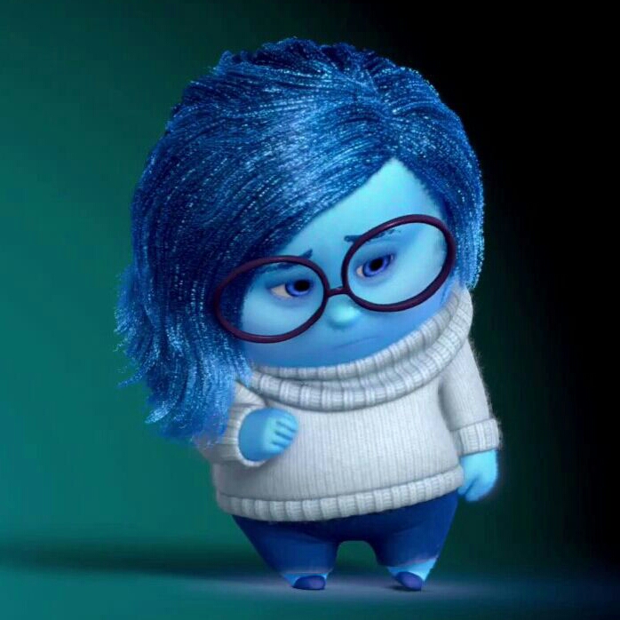 Печалька из мультика головоломка картинки