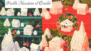 Casas, Catedrales y Pinos tejidos al Crochet / Revista en PDF