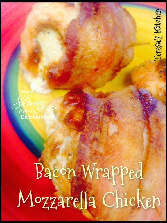 Move it and lose it. BACON WRAPPED MOZZARELLA CHICKEN