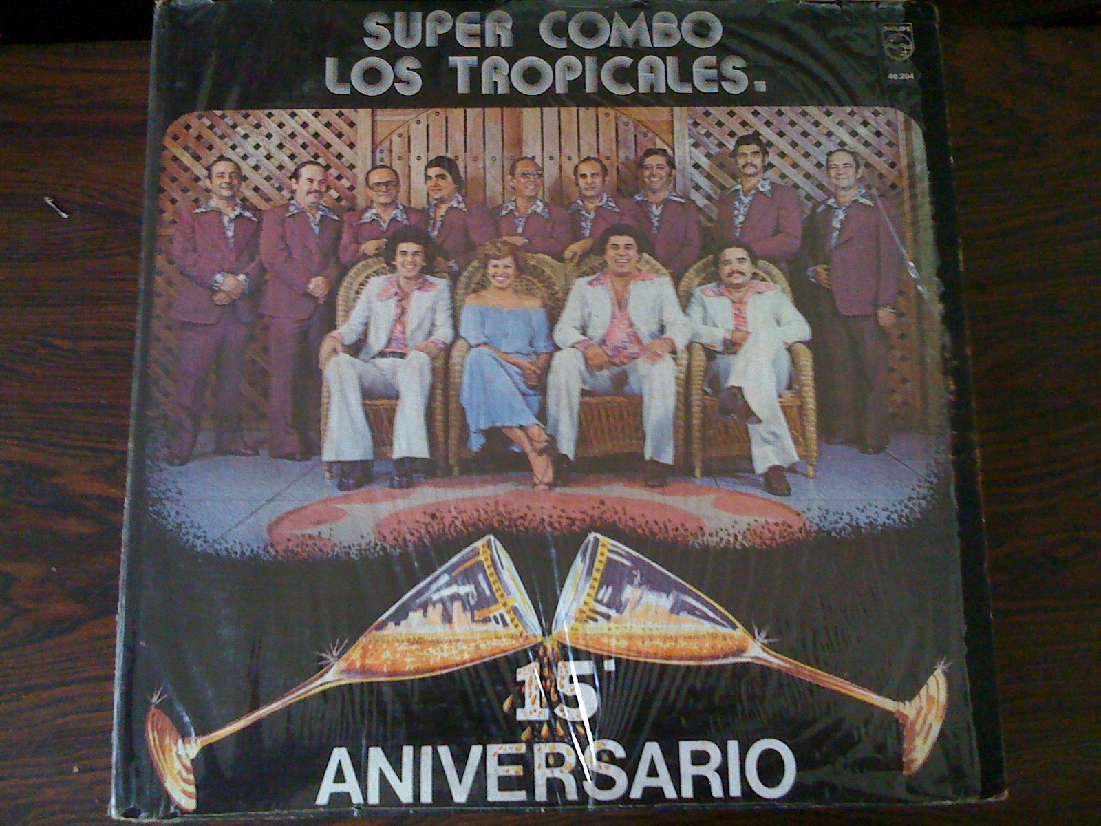 PORTAFOLIO MUSICAL CDV SUPER COMBO LOS TROPICALES DISCOGRAFIA 70´S