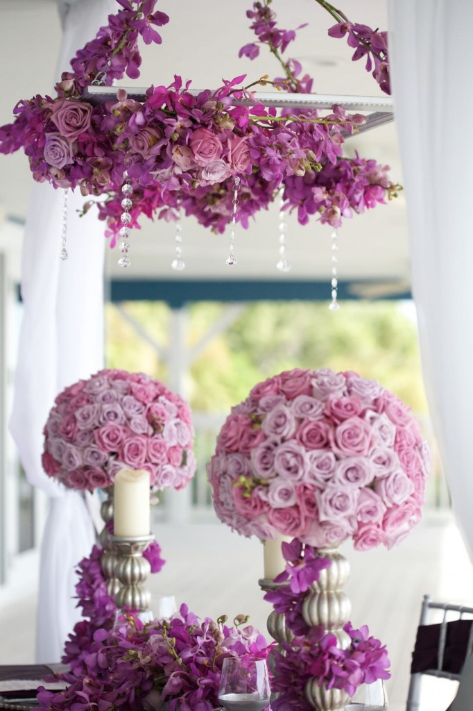 BrideInDream Romantic Purple Theme Wedding