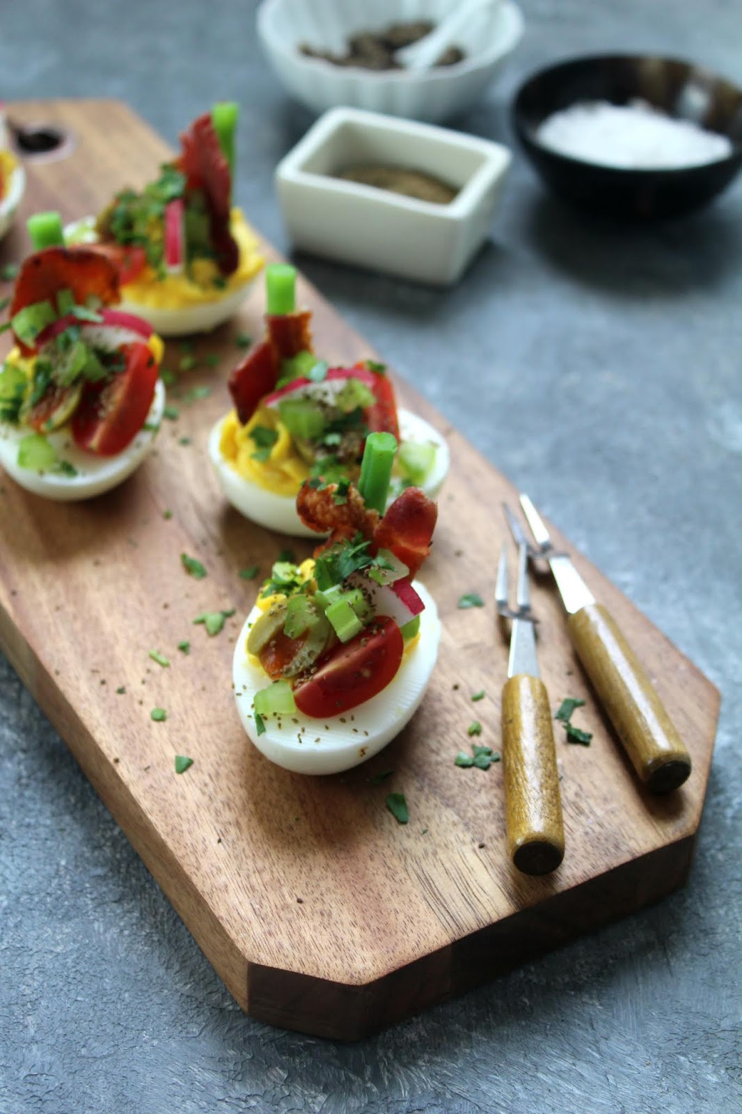 Authentic Suburban Gourmet Bloody Mary Deviled Eggs Friday Night Bites
