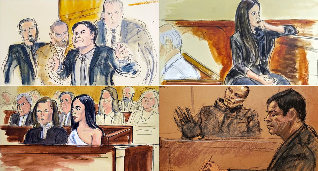 El Chapo, un juicio que sólo pudo verse a través de los ojos de mujeres