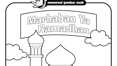 gambar mewarnai ramadhan ceria lihat