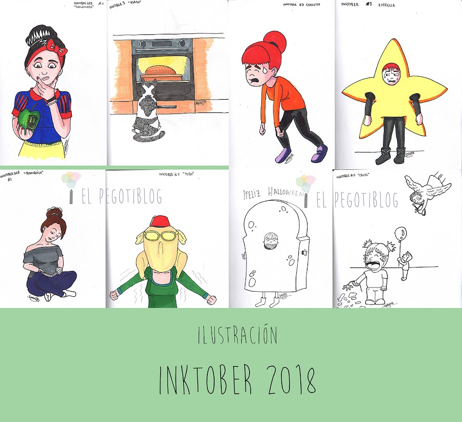 Resultado de Inktober 2018 en El pegotiblog