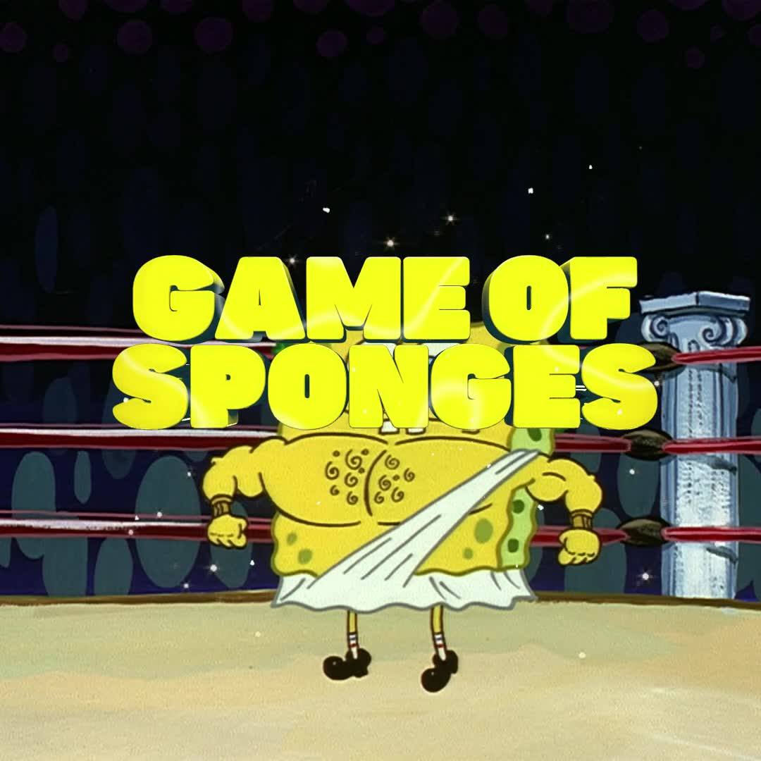 NickALive! Game of Sponges Game of Thrones Parody Nickelodeon