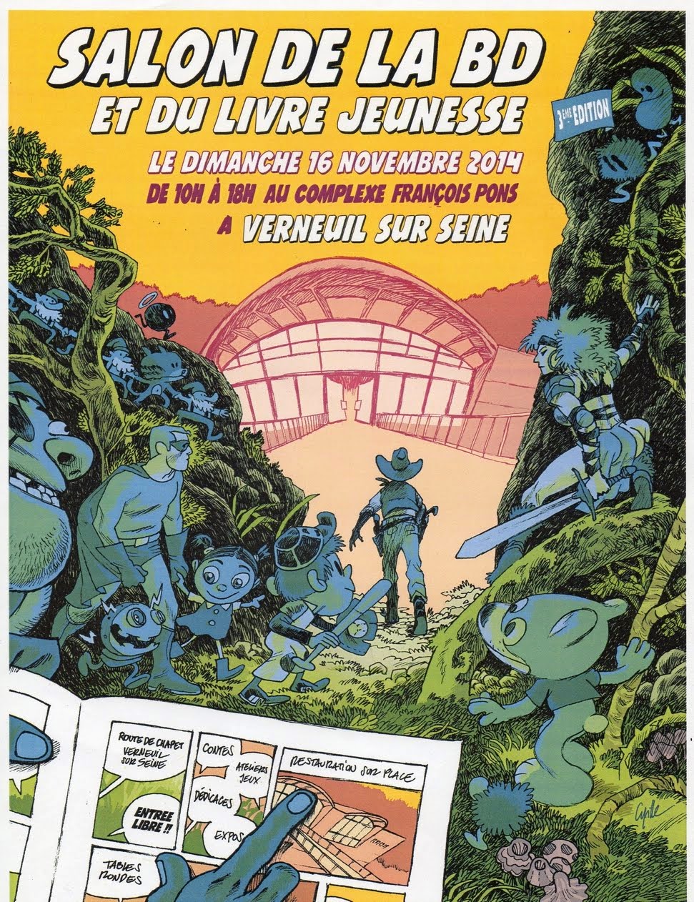 Salon bande dessinées Verneuil sur Seine, 16 novembre 2014