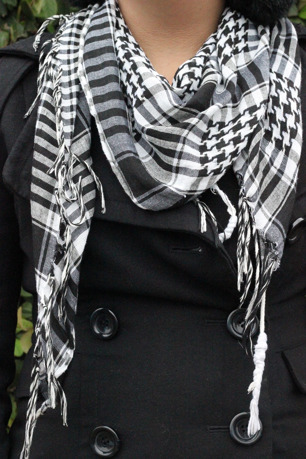 Checkered Scarf – Will Bake for Shoes