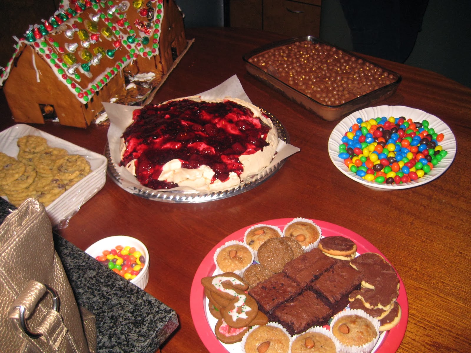 The Abundant Life: Wonderful New Year"s Eve Dinner at the Kayberry's. Gingerbread Church made by