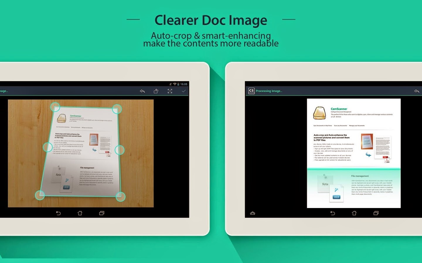 Scan Dokumen Kertas Dengan CamScanner Serupting