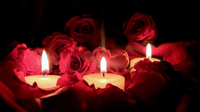 صور شموع رومانسية