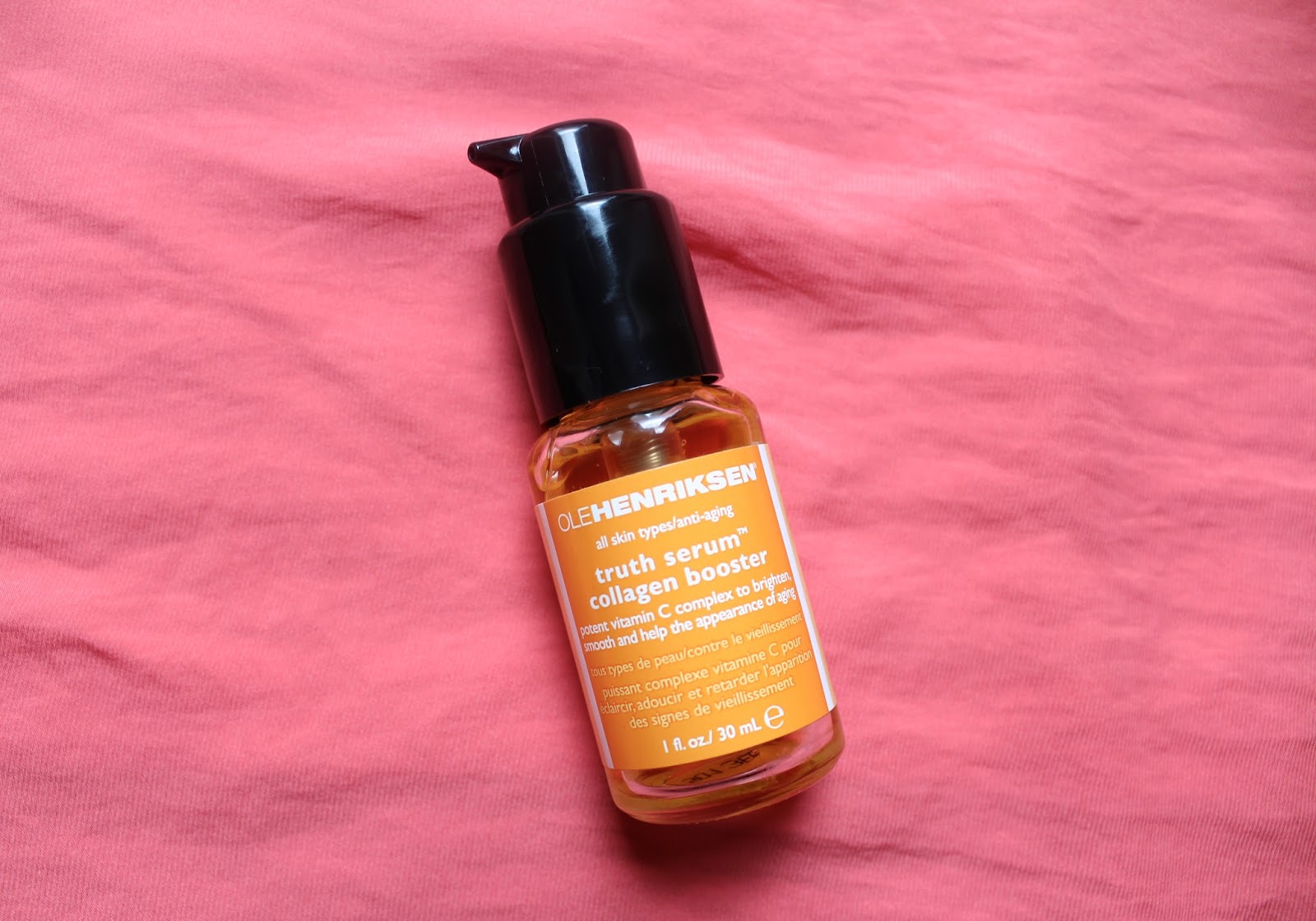skin skincare beauty serum ole henriksen truth serum collagen booster sali hughes recommendation recommended cult beauty routine oily dry antioxidants vitamin c instagram bblogger bblogger beauty blog post blogger