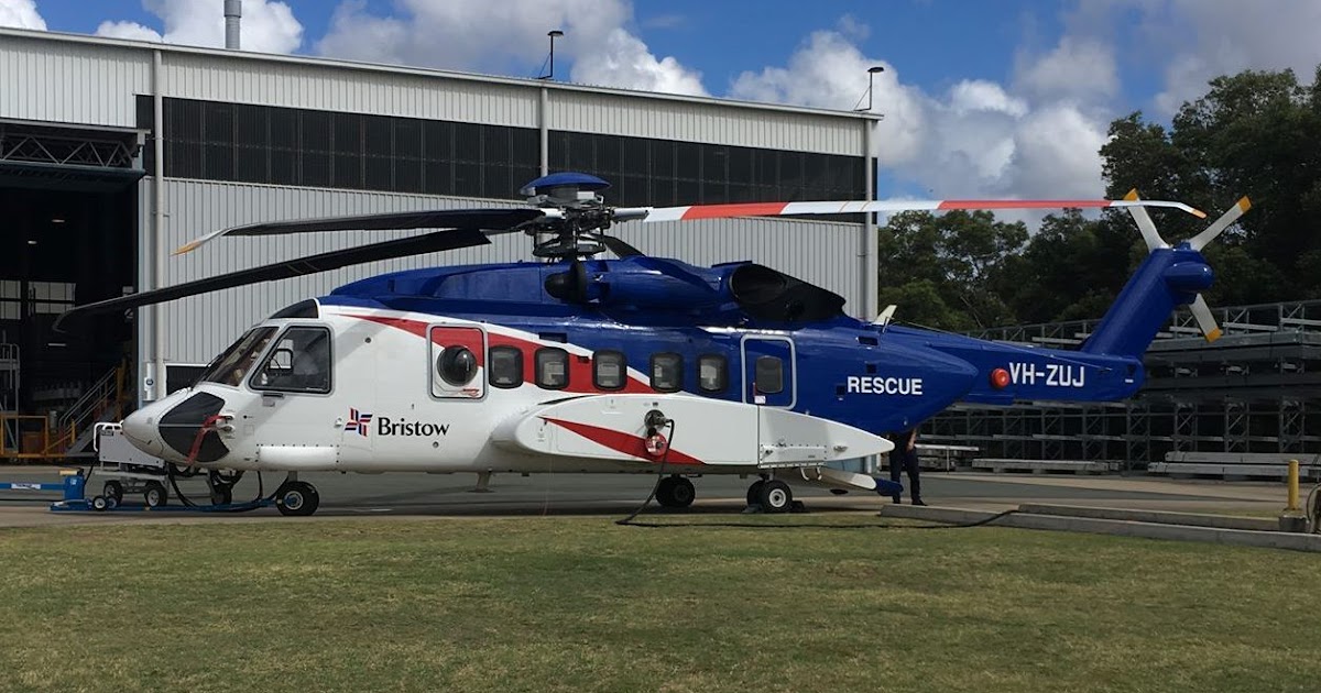Central Queensland Plane Spotting Big Bristow Helicopters Sikorsky S