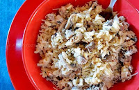 Ρύζι με γεύση καρμπονάρα - by https://syntages-faghtwn.blogspot.gr
