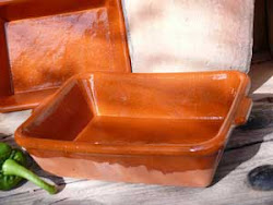 Terracotta tapas tray