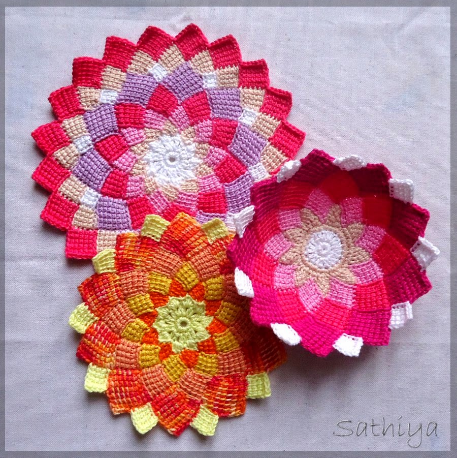 my sweet lemons Tunesisches Häkeln + entrelac crochet