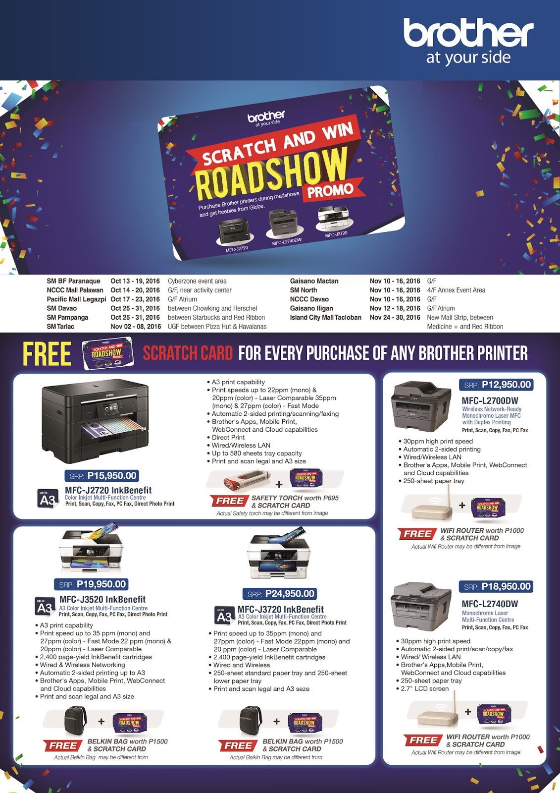 Watch out for Brother’s ‘Scratch and Win’ roadshow promo, tradeshows