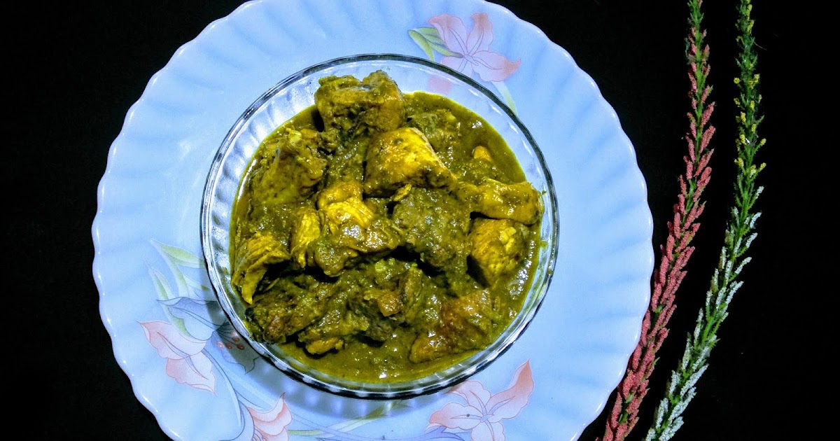 Chicken with Spinach curry