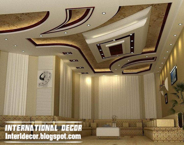 Modern False ceiling designs for living room 2017